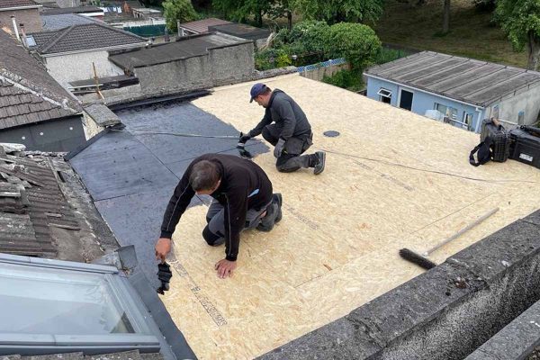 Repairing flat roof